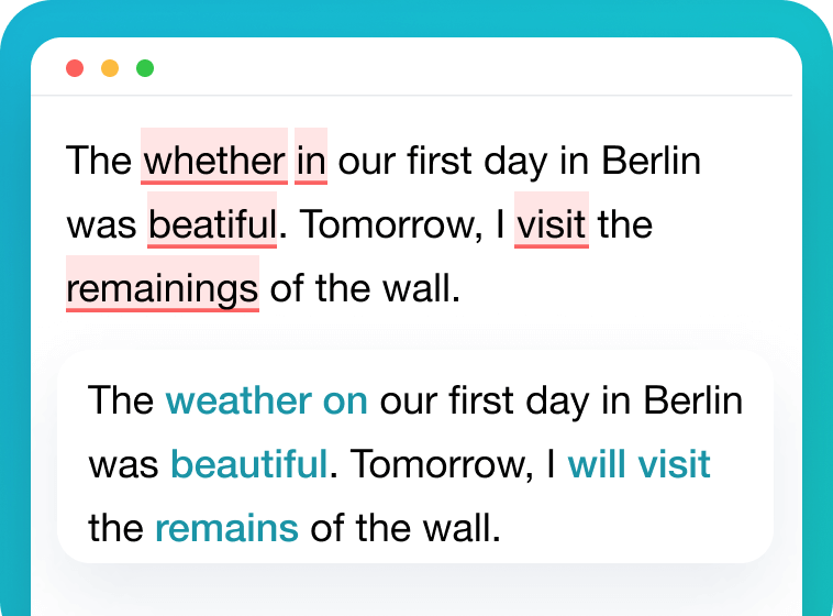 Free Grammar Checker & Paraphrase Ginger Software