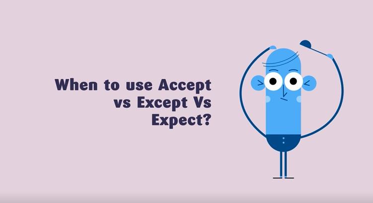 accept vs except