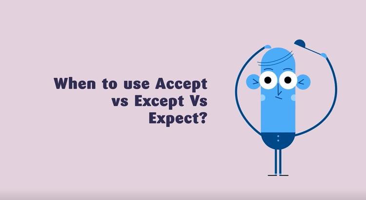 accept vs except